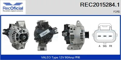 Alternator Ford KA · Ford FIESTA V · Ford FUSION