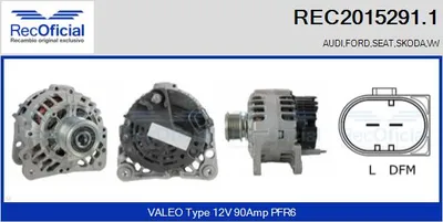 Alternator Seat CORDOBA · Seat IBIZA II · Vw SHARAN