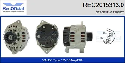 Alternator Citroën JUMPER I Bus · Fiat DUCATO Van · Peugeot BOXER Bus