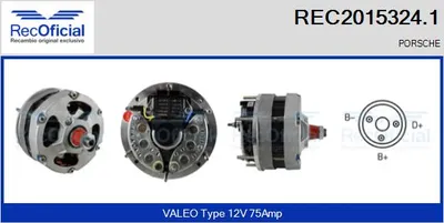 Alternator Porsche 911 · Porsche 911 Targa · Porsche 914