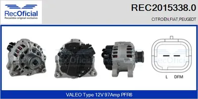 Alternator Fiat DUCATO Van · Fiat DUCATO Bus · Fiat DUCATO Platform/Chassis