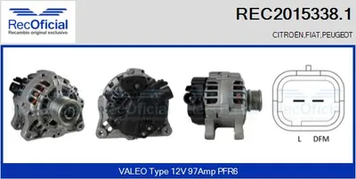 Alternator Fiat DUCATO Van · Fiat DUCATO Bus · Fiat DUCATO Platform/Chassis