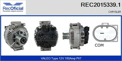 Alternator Chrysler 300C · Chrysler 300C Touring