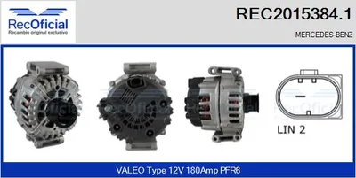 Alternator Mercedes-Benz G-CLASS · Mercedes-Benz G-CLASS Cabrio · Mercedes-Benz SL