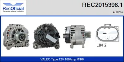 Alternator Audi A6 C6 · Audi A6 C6 Avant · Vw CRAFTER 30-35 Bus