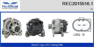 Alternator Vw TOURAN
