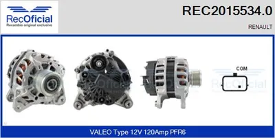 Alternator Renault MEGANE III Hatchback · Renault MEGANE III Coupe · Renault MEGANE III Grandtour