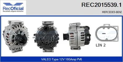 Alternator Mercedes-Benz VIANO · Mercedes-Benz VITO Bus · Mercedes-Benz VITO / MIXTO Van