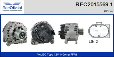 Alternator Vw CADDY III Box Body/MPV · Vw CADDY III MPV · Audi A1