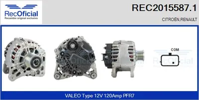 Alternator Citroën C5 III Break · Renault MEGANE III Hatchback · Renault MEGANE III Coupe