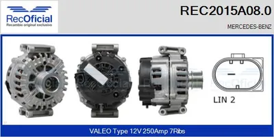 Alternator Mercedes-Benz M-CLASS · Mercedes-Benz GLE Coupe · Mercedes-Benz GLE