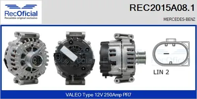 Alternator Mercedes-Benz M-CLASS · Mercedes-Benz GLE Coupe · Mercedes-Benz GLE