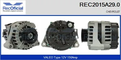 Alternator Chevrolet CAMARO Convertible · Chevrolet CAMARO
