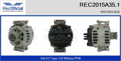 Alternator Mercedes-Benz C-CLASS · Mercedes-Benz E-CLASS