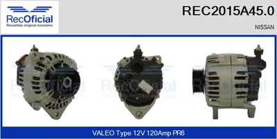 Alternator Nissan MAXIMA VII · Nissan MAXIMA VI