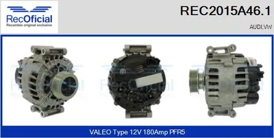 Alternator Audi A3 Sportback · Audi A3 Limousine · Audi TT