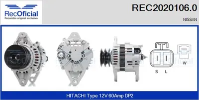 Alternator Nissan PICK UP