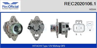 Alternator Nissan PICK UP