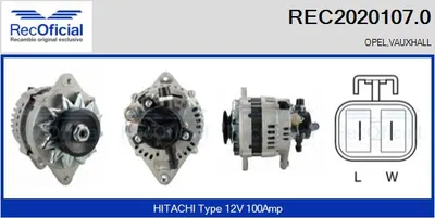 Alternator Opel COMBO Box Body/MPV · Opel ASTRA F Saloon · Opel ASTRA F Hatchback