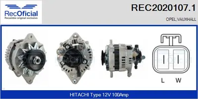 Alternator Opel COMBO Box Body/MPV · Opel ASTRA F Saloon · Opel ASTRA F Hatchback