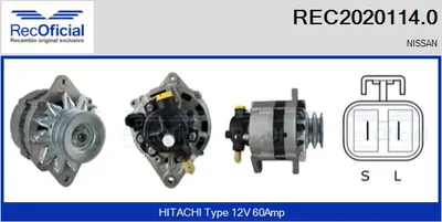 Alternator Nissan TERRANO I · Nissan URVAN Bus · Nissan PICK UP