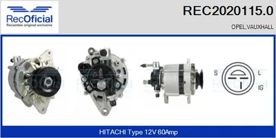 Alternator Opel CAMPO · Opel MONTEREY A