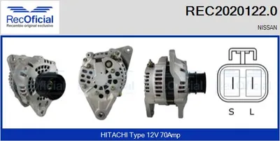 Alternator Nissan SUNNY II · Nissan BLUEBIRD · Nissan SUNNY II Hatchback