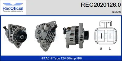 Alternator Nissan 100NX · Nissan PRIMERA · Nissan SUNNY III Hatchback