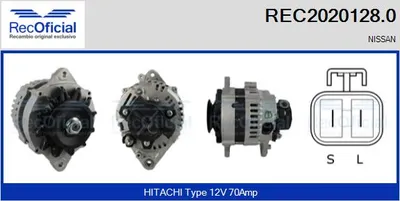 Alternator Nissan PRIMERA · Nissan SUNNY III Hatchback · Nissan SUNNY III Liftback