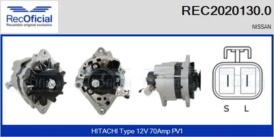 Alternator Nissan LAUREL · Nissan SUNNY II · Nissan SUNNY II Hatchback