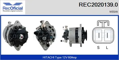 Alternator Nissan LAUREL · Nissan BLUEBIRD · Nissan BLUEBIRD Hatchback