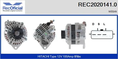 Alternator Nissan MAXIMA / MAXIMA QX IV · Nissan MAXIMA / MAXIMA QX V · Nissan MAXIMA / MAXIMA QX IV Station Wagon