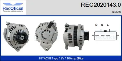Alternator Nissan MAXIMA / MAXIMA QX IV · Nissan MAXIMA / MAXIMA QX V · Nissan MAXIMA / MAXIMA QX IV Station Wagon