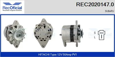 Alternator Subaru LEONE II Hatchback · Subaru LEONE III Estate · Subaru LEONE II Estate