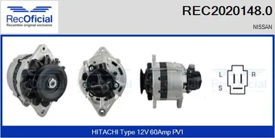 Alternator Nissan LAUREL · Nissan BLUEBIRD · Nissan BLUEBIRD Traveller