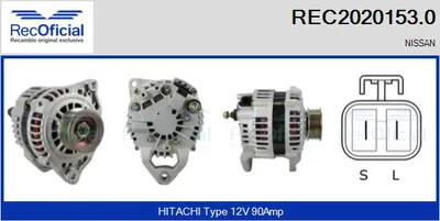 Alternator Nissan PATHFINDER II