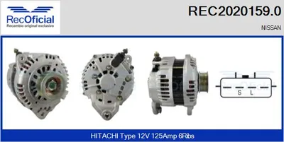 Alternator Nissan MAXIMA / MAXIMA QX V