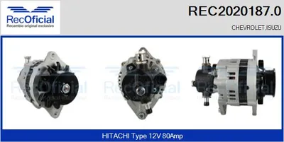 Alternator Isuzu D-MAX I