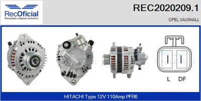 Alternator Opel CORSA C · Opel COMBO Box Body/MPV · Opel CORSA C Hatchback Van