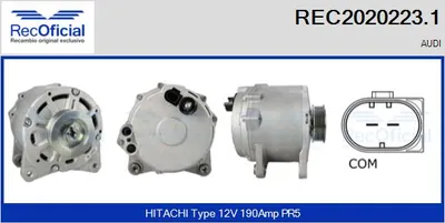 Alternator Audi A8 D3 · Audi Q7 · Audi A6 Allroad C6