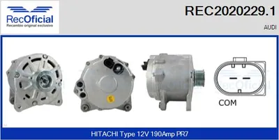 Alternator Audi A8 D3