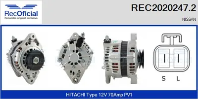 Alternator Nissan PICK UP