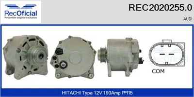 Alternator Audi A8 D3 · Audi A6 C6 Avant · Audi Q7