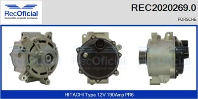 Alternator Porsche CAYENNE