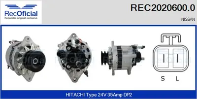 Alternator Nissan PATROL III/2 Station Wagon · Nissan PATROL III/1 Station Wagon · Nissan PATROL III/1 Hardtop