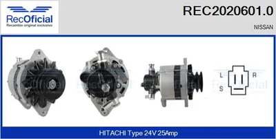 Alternator Nissan PATROL III/1 Station Wagon · Nissan PATROL III/1 Hardtop