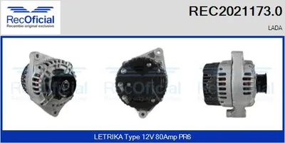 Alternator Lada 110 · Lada 112 · Lada 111