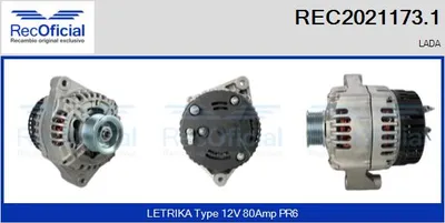Alternator Lada 110 · Lada 112 · Lada 111