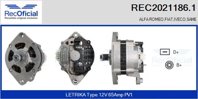 Alternator Fiat CROMA · Alfa Romeo 33 · Alfa Romeo 33 Sportwagon