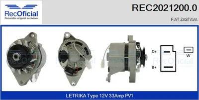 Alternator Fiat 127 · Fiat 128 Coupe · Fiat 128